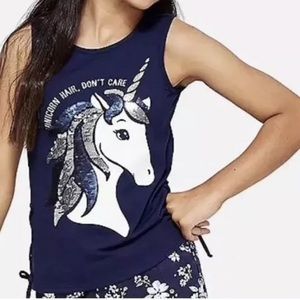 Justice flip sequin tank size 14/16 new